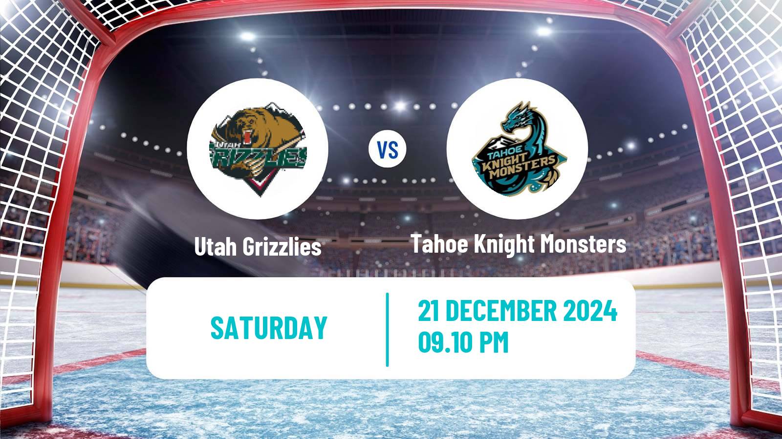 Hockey ECHL Utah Grizzlies - Tahoe Knight Monsters