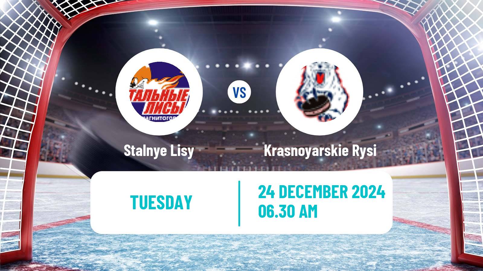 Hockey MHL Stalnye Lisy - Krasnoyarskie Rysi