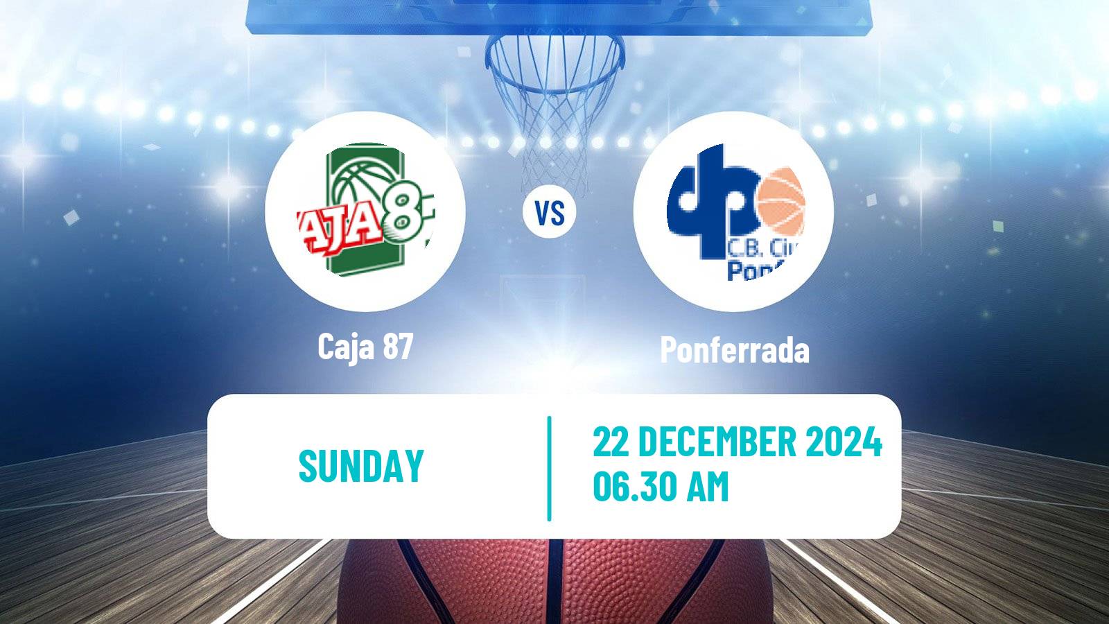 Basketball Spanish LEB Plata Caja 87 - Ponferrada