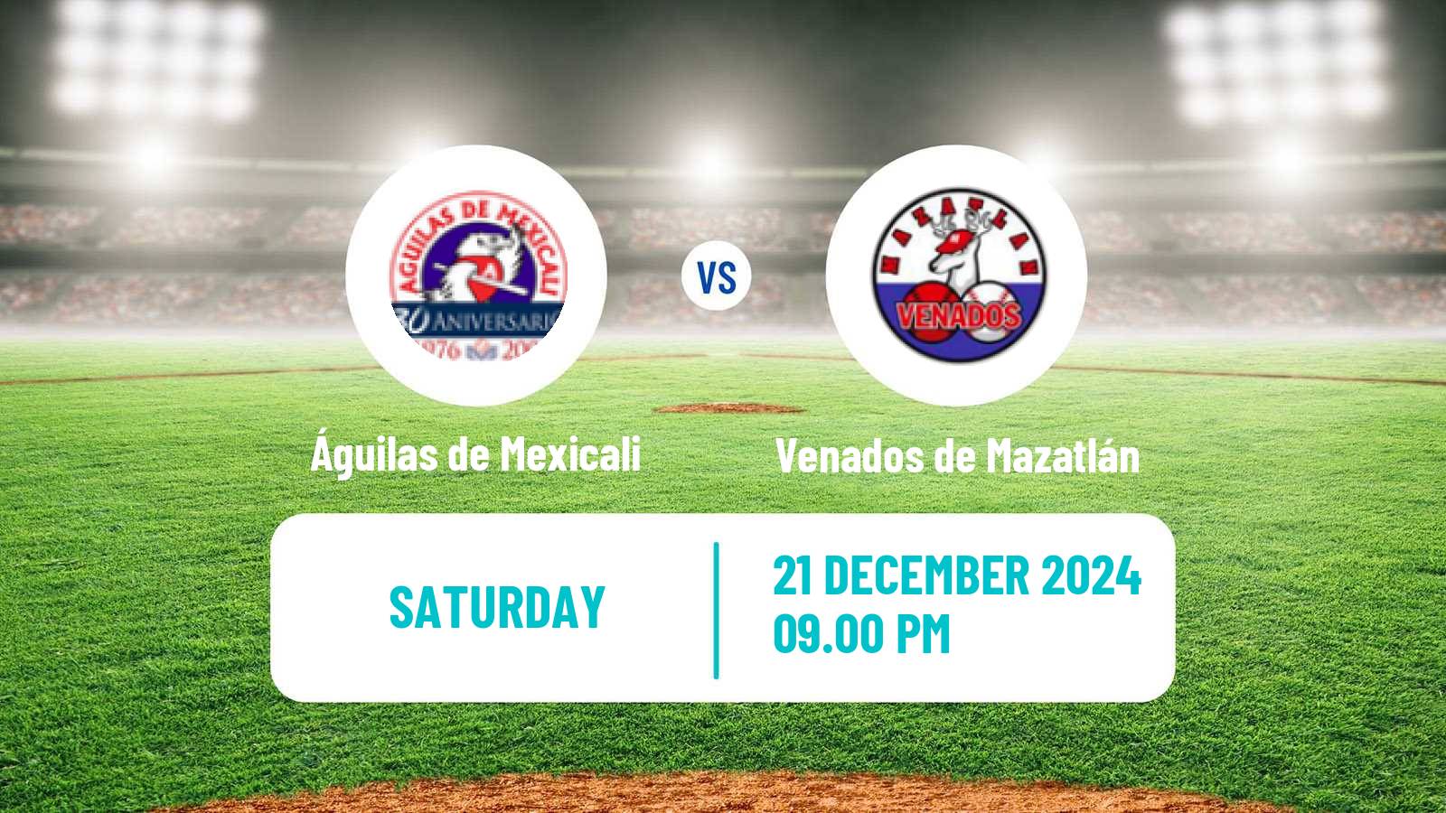 Baseball LMP Águilas de Mexicali - Venados de Mazatlán