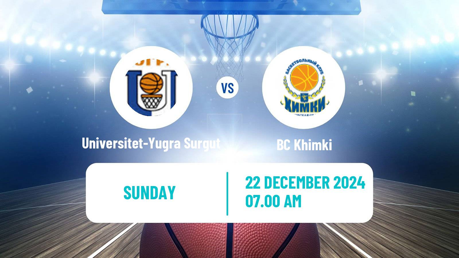 Basketball Russian Super League Basketball Universitet-Yugra Surgut - BC Khimki