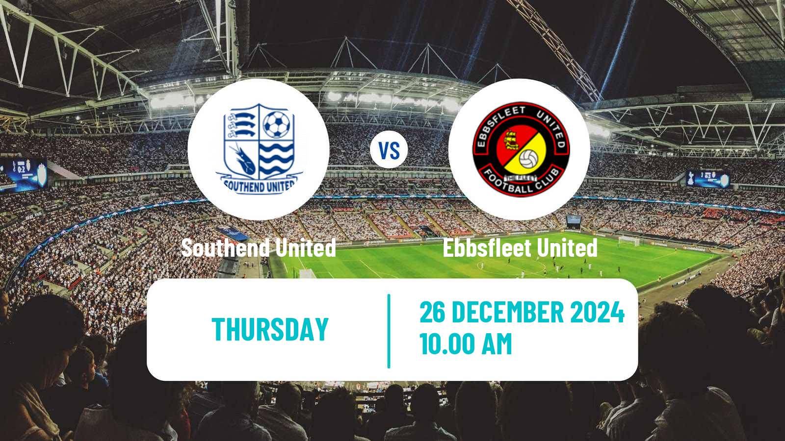 Soccer English National League Southend United - Ebbsfleet United