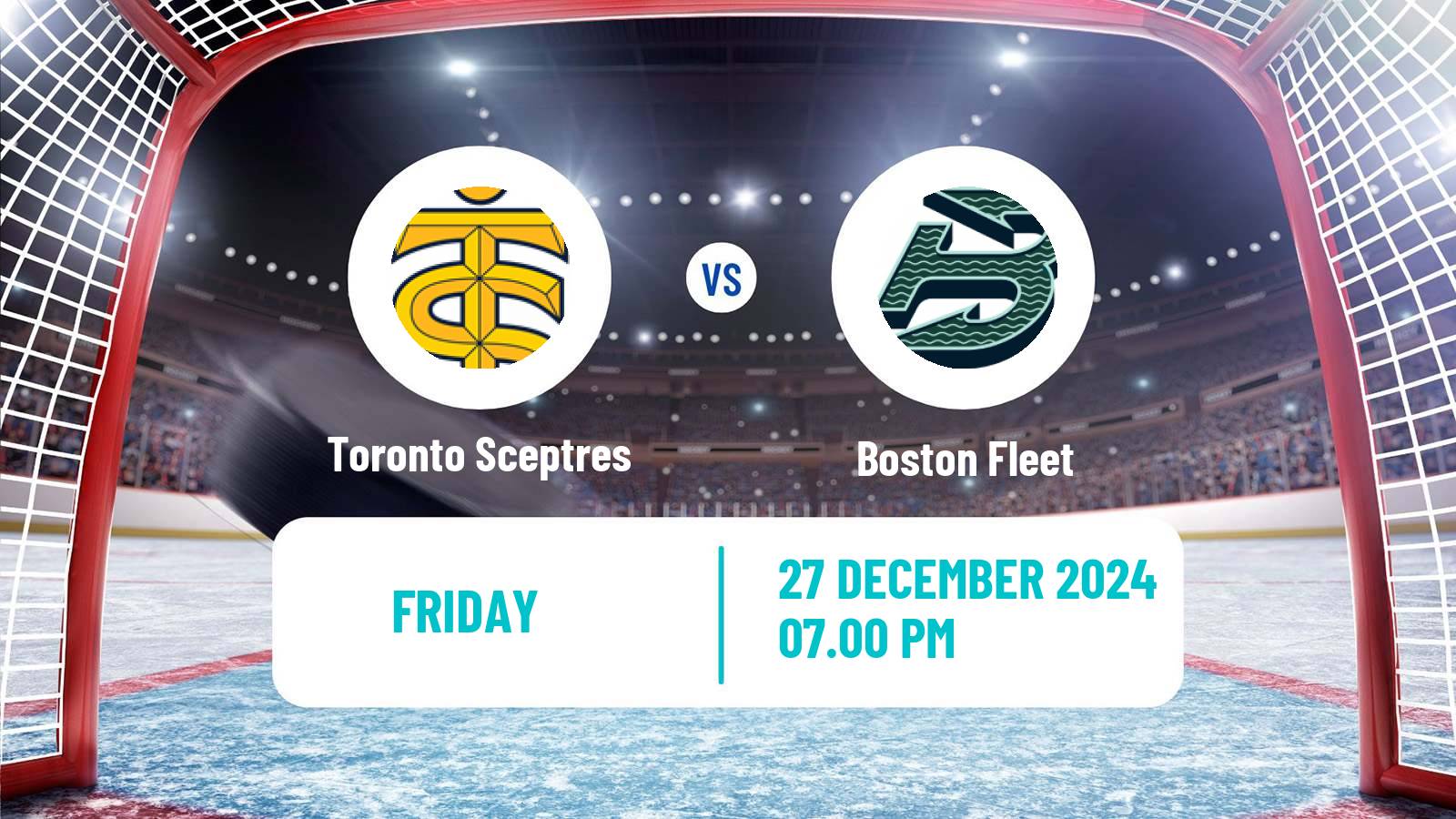 Hockey PWHL Women Toronto Sceptres - Boston Fleet