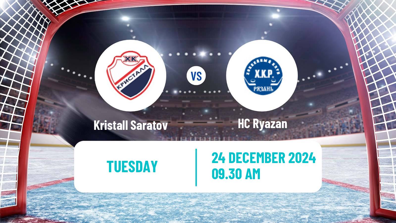 Hockey VHL Kristall Saratov - Ryazan