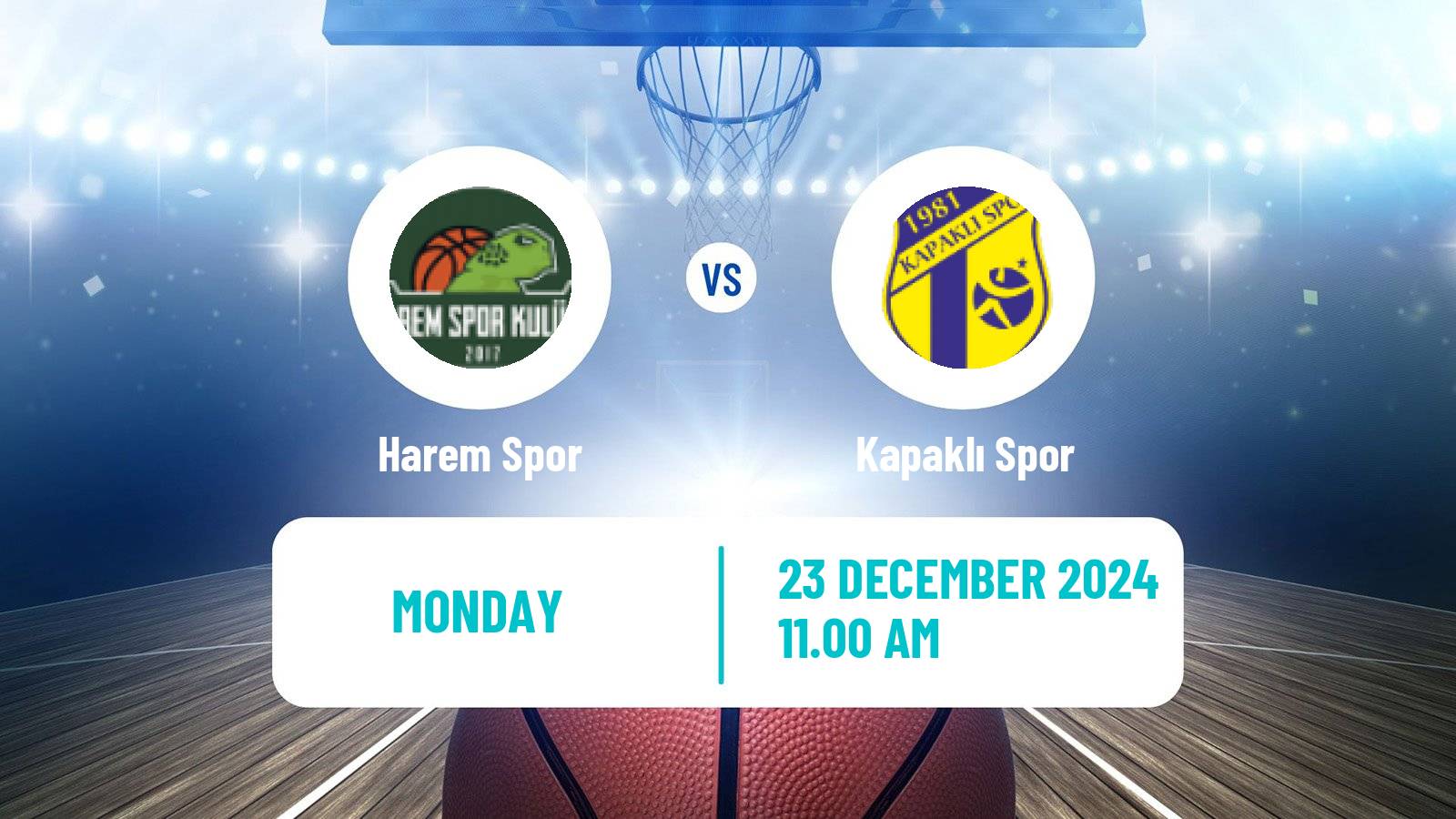 Basketball Turkish TBL Harem Spor - Kapaklı Spor