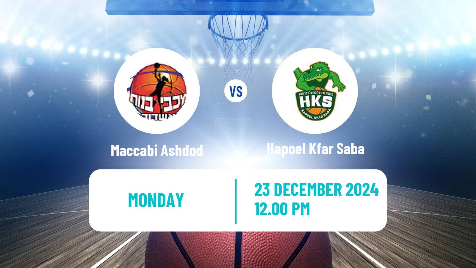 Basketball Israeli WBL Women Maccabi Ashdod - Hapoel Kfar Saba