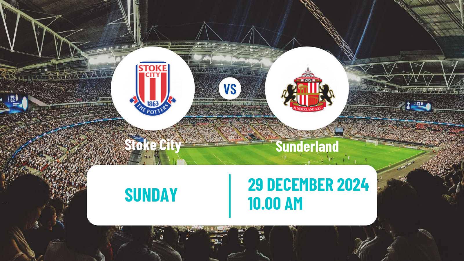 Soccer English League Championship Stoke City - Sunderland