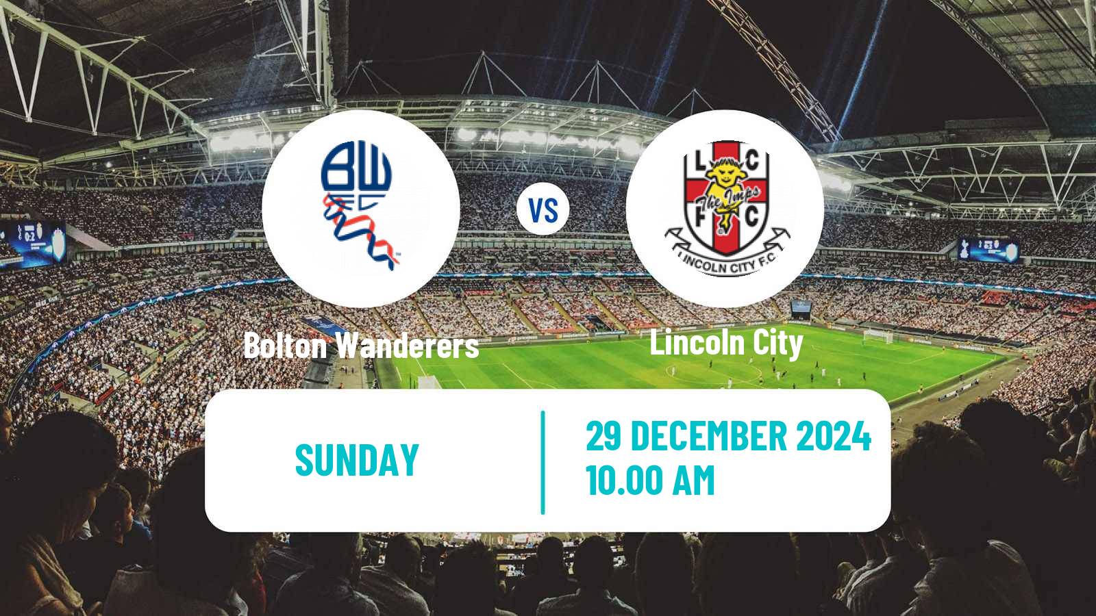 Soccer English League One Bolton Wanderers - Lincoln City