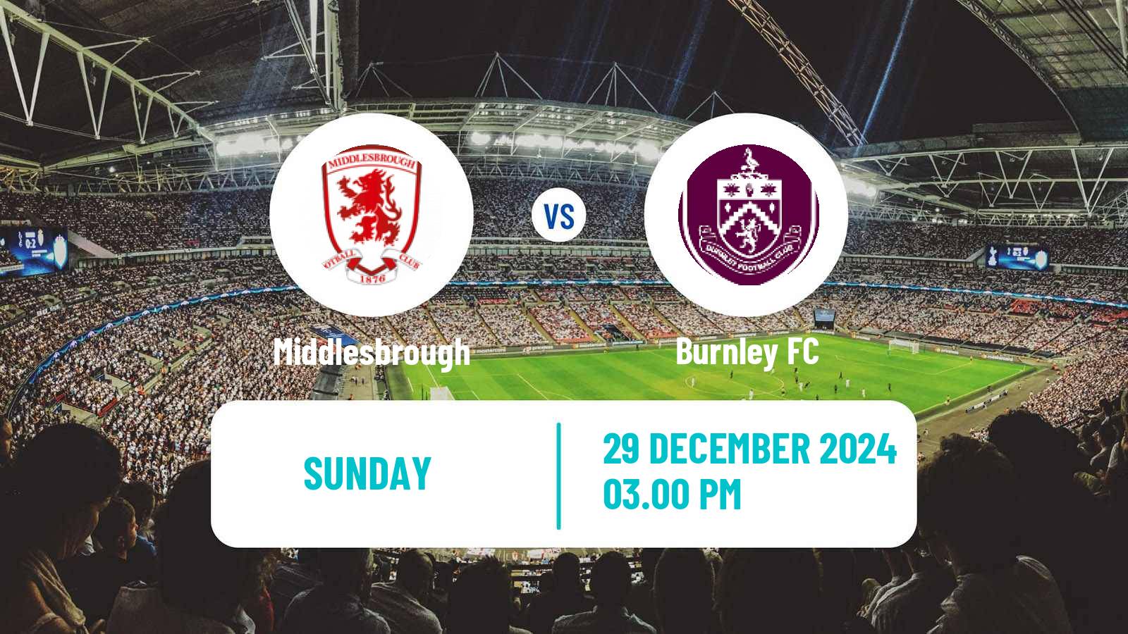 Soccer English League Championship Middlesbrough - Burnley