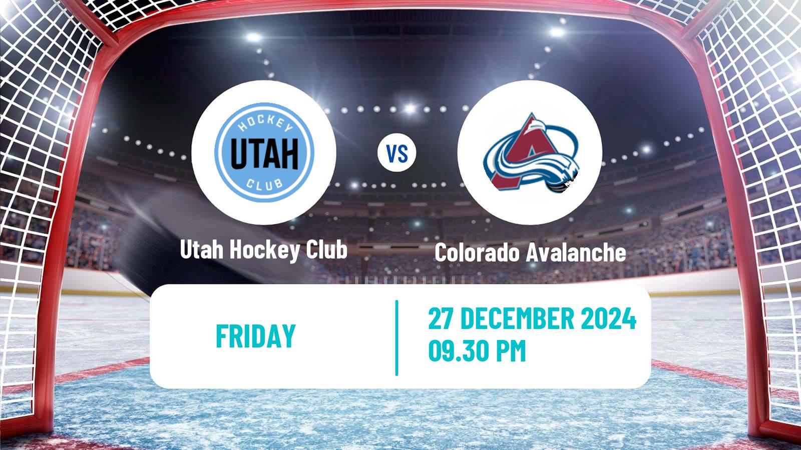 Hockey NHL Utah Hockey Club - Colorado Avalanche