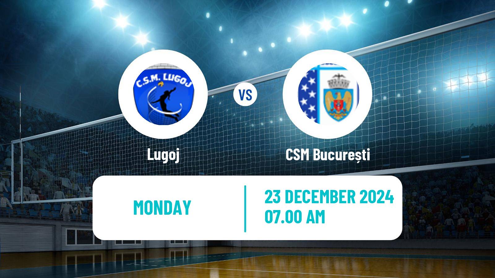 Volleyball Romanian Divizia A1 Volleyball Women Lugoj - CSM București