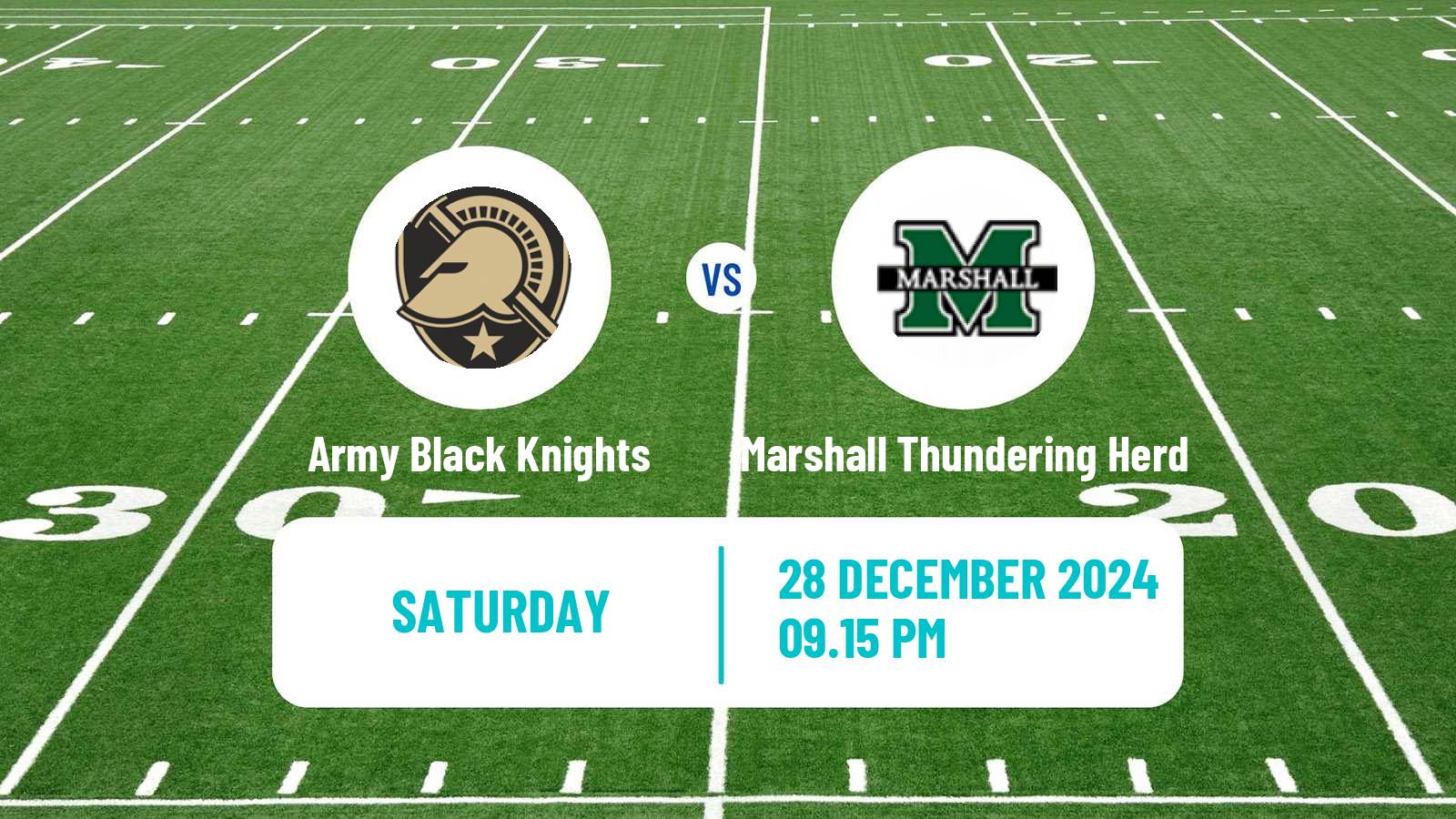 American football NCAA College Football Army Black Knights - Marshall Thundering Herd