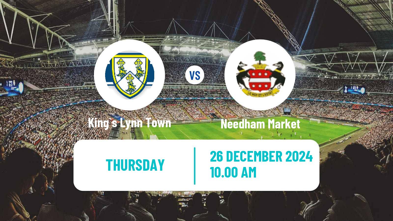 Soccer English National League North King`s Lynn Town - Needham Market