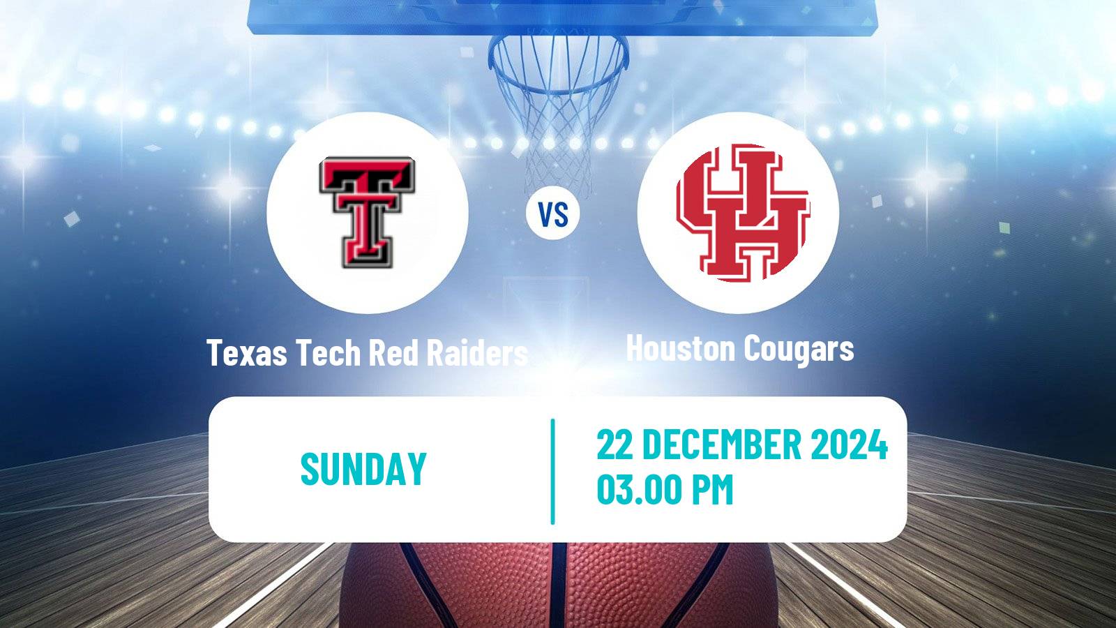 Basketball NCAA College Basketball Women Texas Tech Red Raiders - Houston Cougars