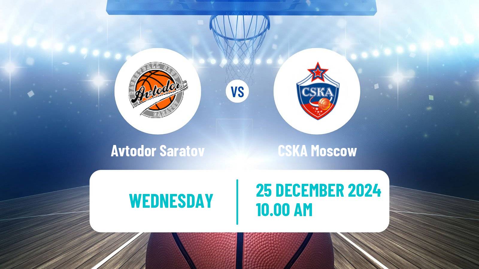 Basketball VTB United League Avtodor Saratov - CSKA Moscow