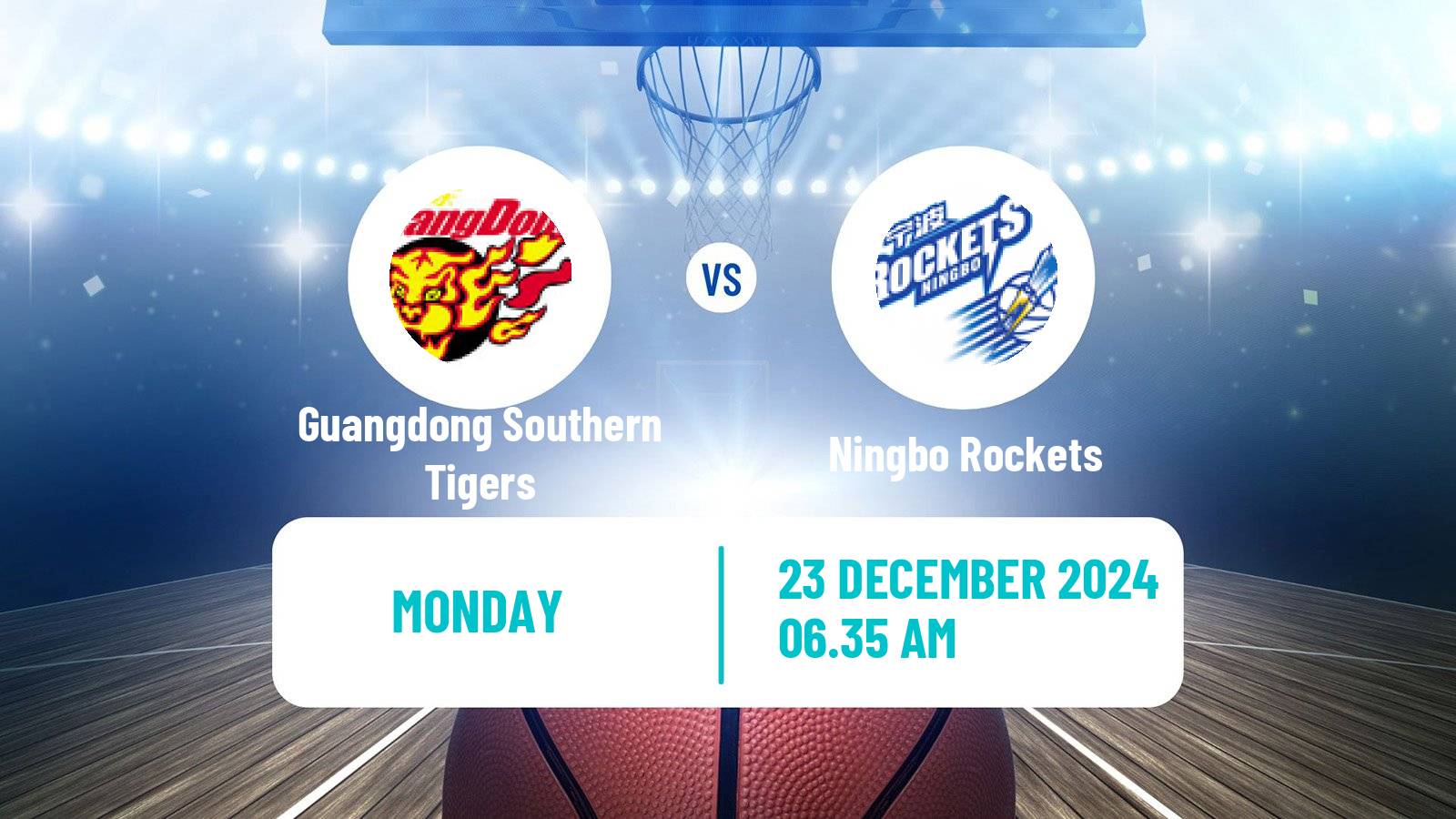 Basketball CBA Guangdong Southern Tigers - Ningbo Rockets