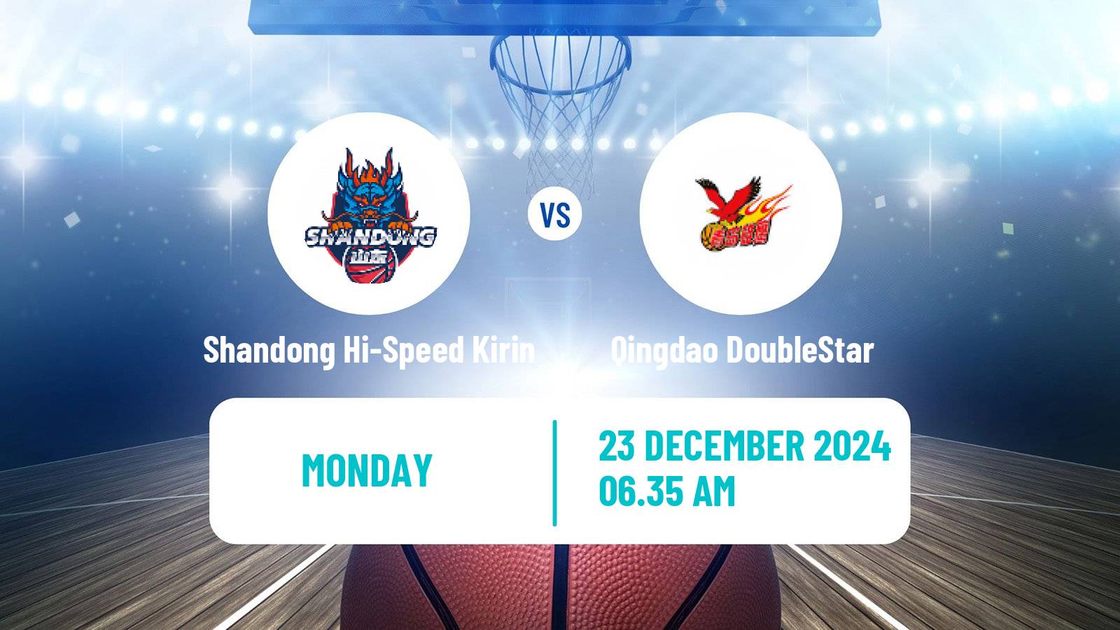 Basketball CBA Shandong Hi-Speed Kirin - Qingdao DoubleStar