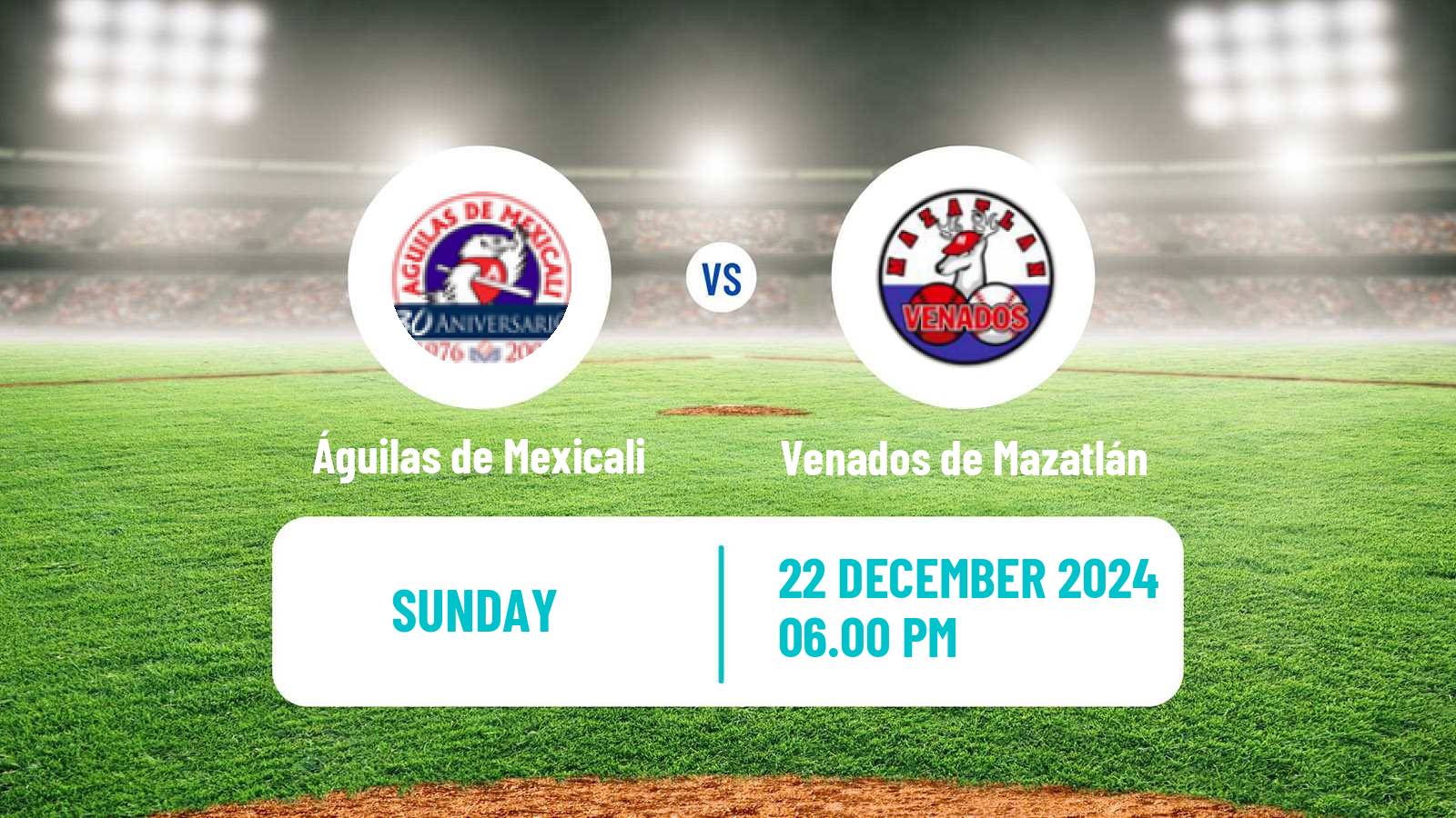 Baseball LMP Águilas de Mexicali - Venados de Mazatlán