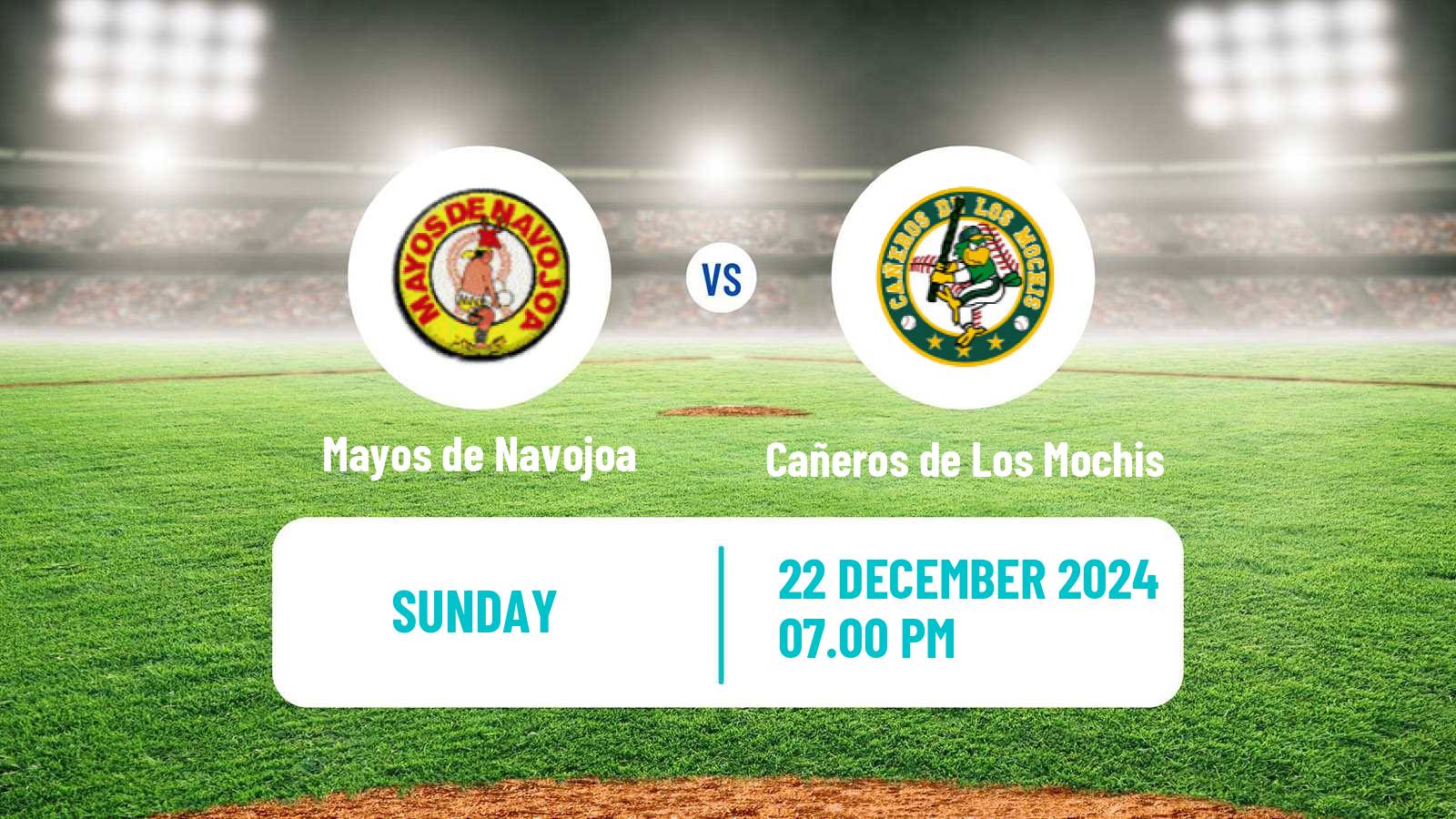 Baseball LMP Mayos de Navojoa - Cañeros de Los Mochis