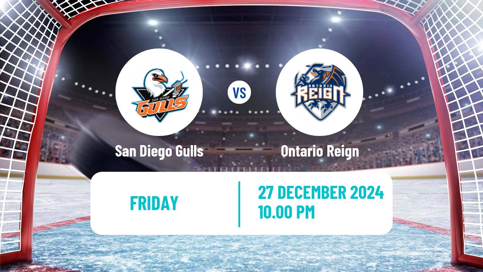 Hockey AHL San Diego Gulls - Ontario Reign