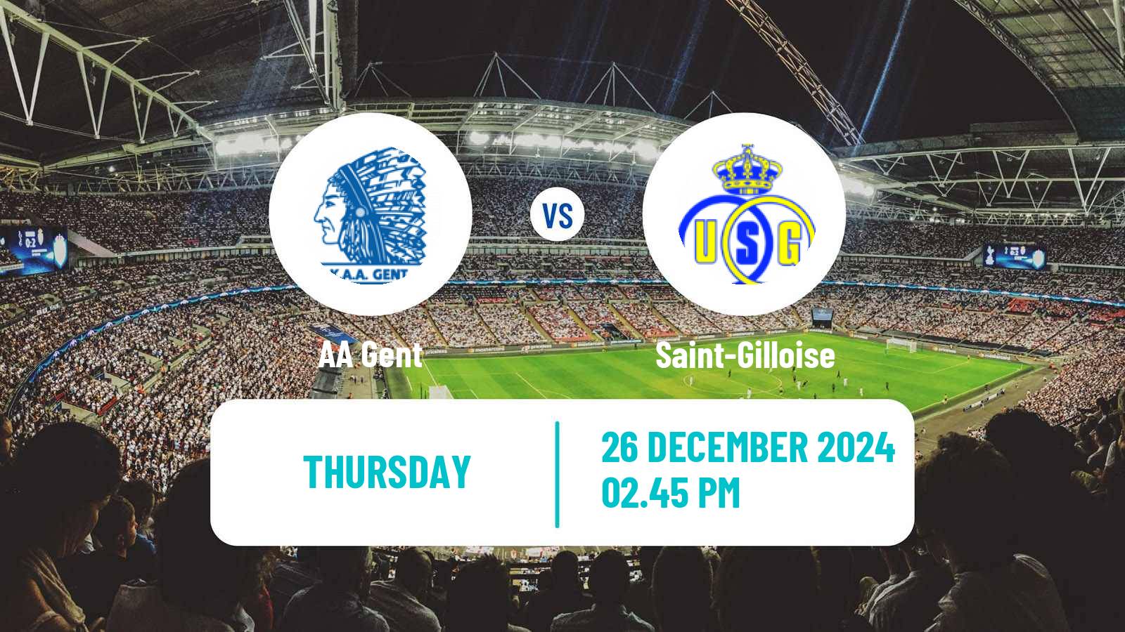 Soccer Belgian Jupiler Pro League Gent - Saint-Gilloise