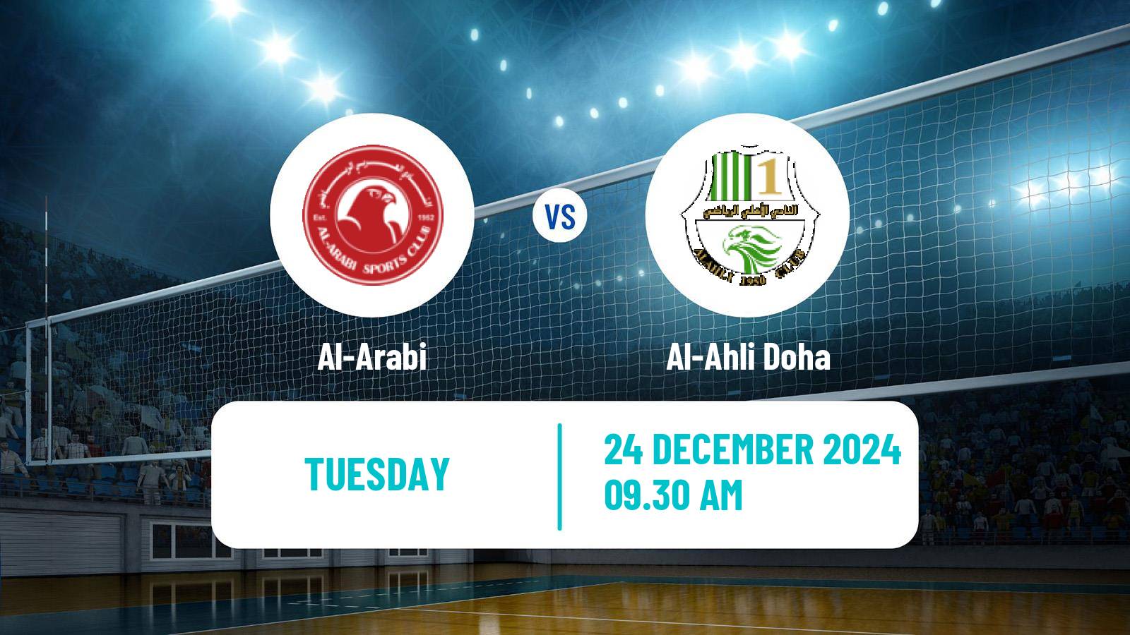 Volleyball Qatar Volleyball League Al-Arabi - Al-Ahli Doha