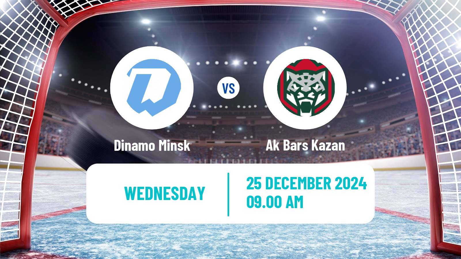 Hockey KHL Dinamo Minsk - Ak Bars Kazan