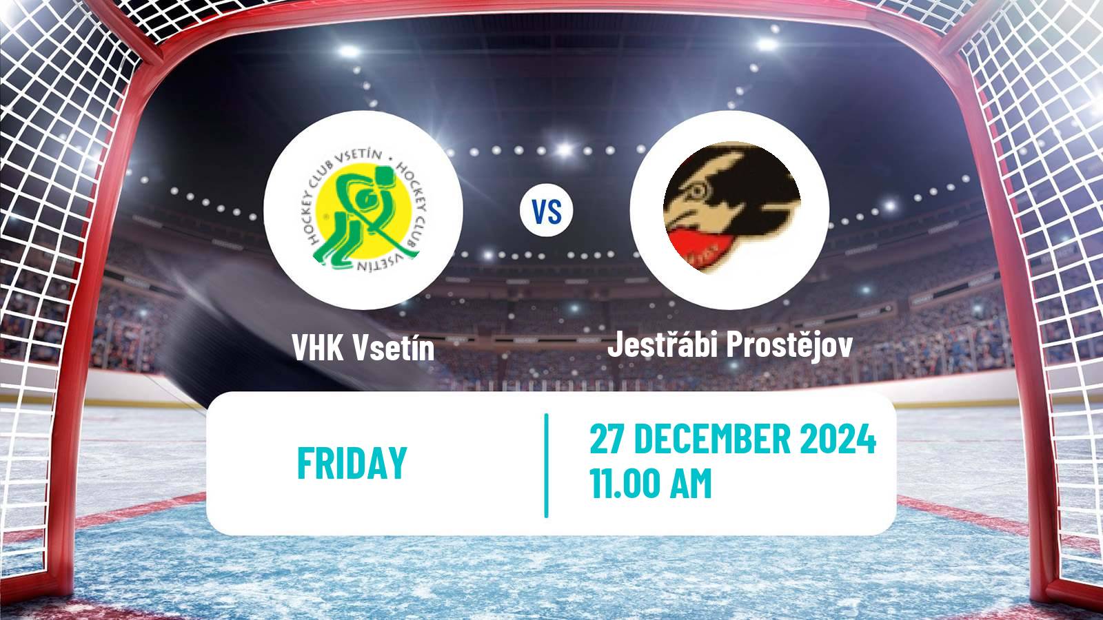 Hockey Czech Chance Liga Vsetín - Jestřábi Prostějov