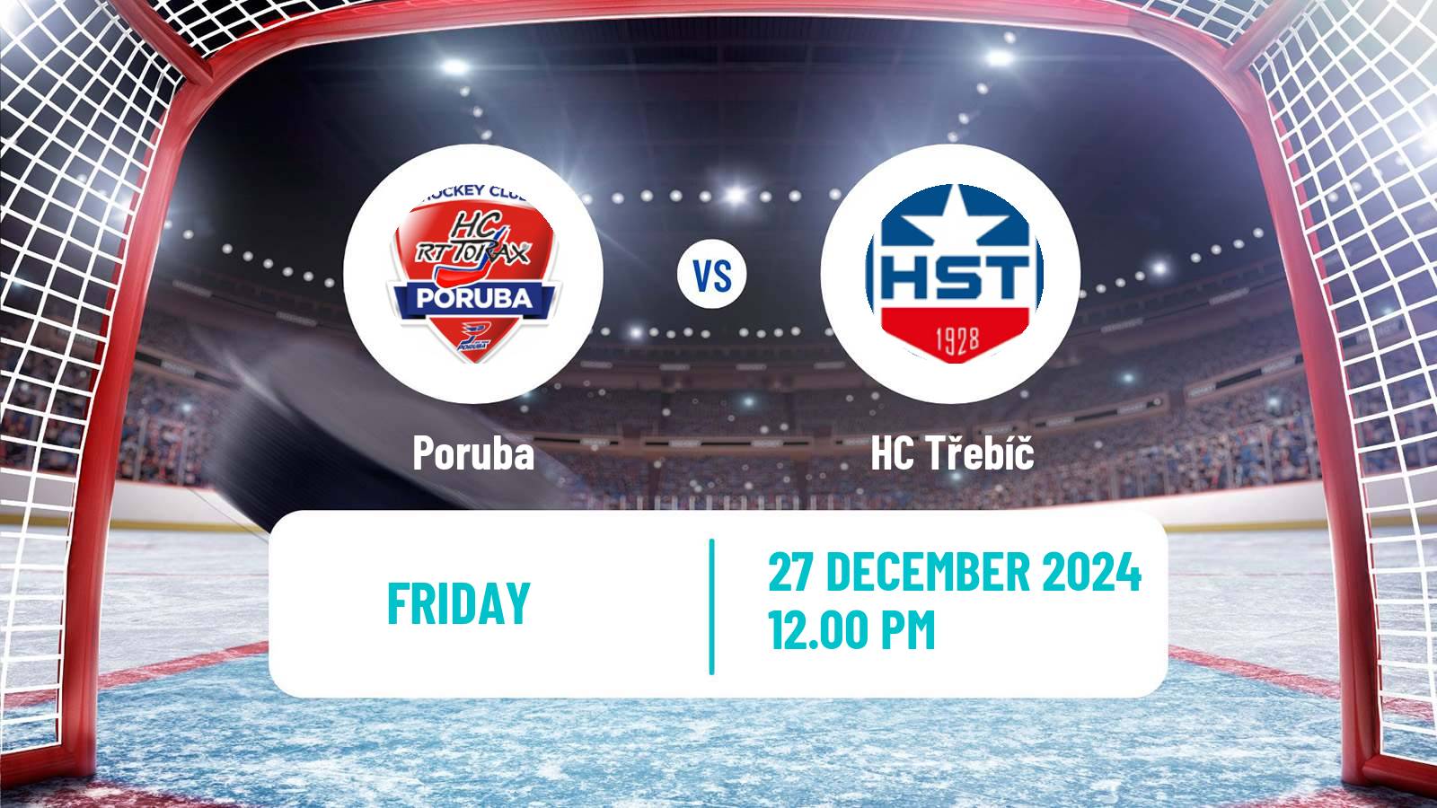 Hockey Czech Chance Liga Poruba - Třebíč