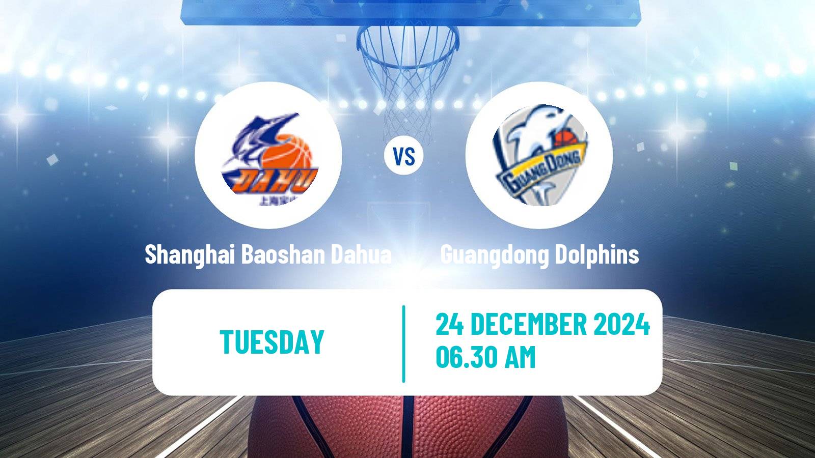 Basketball WCBA Shanghai Baoshan Dahua - Guangdong Dolphins