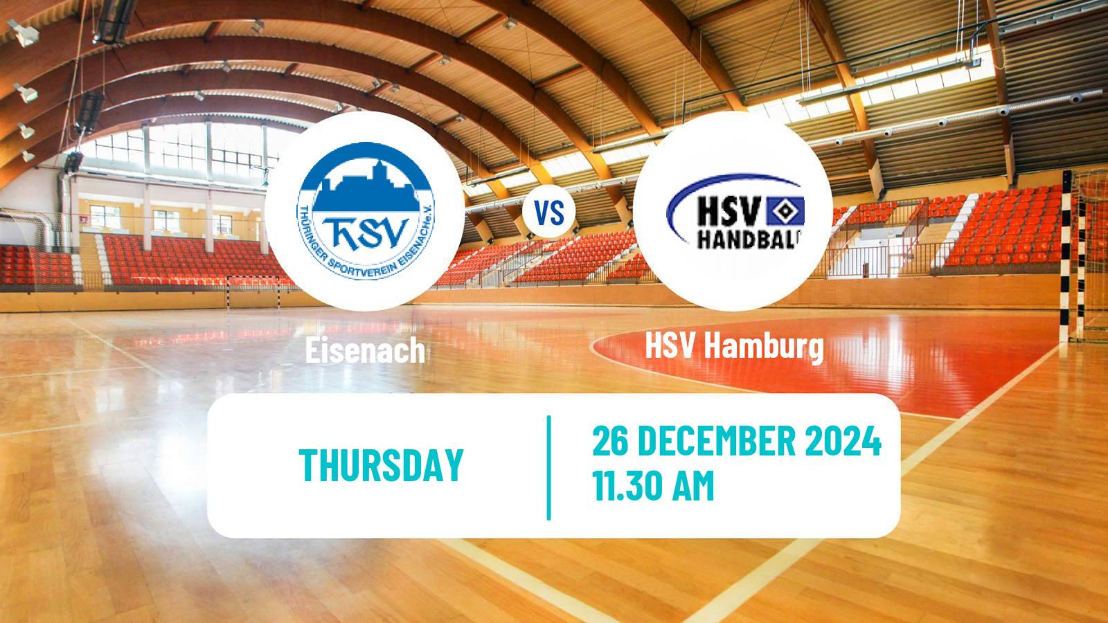 Handball German Bundesliga Handball Eisenach - HSV Hamburg