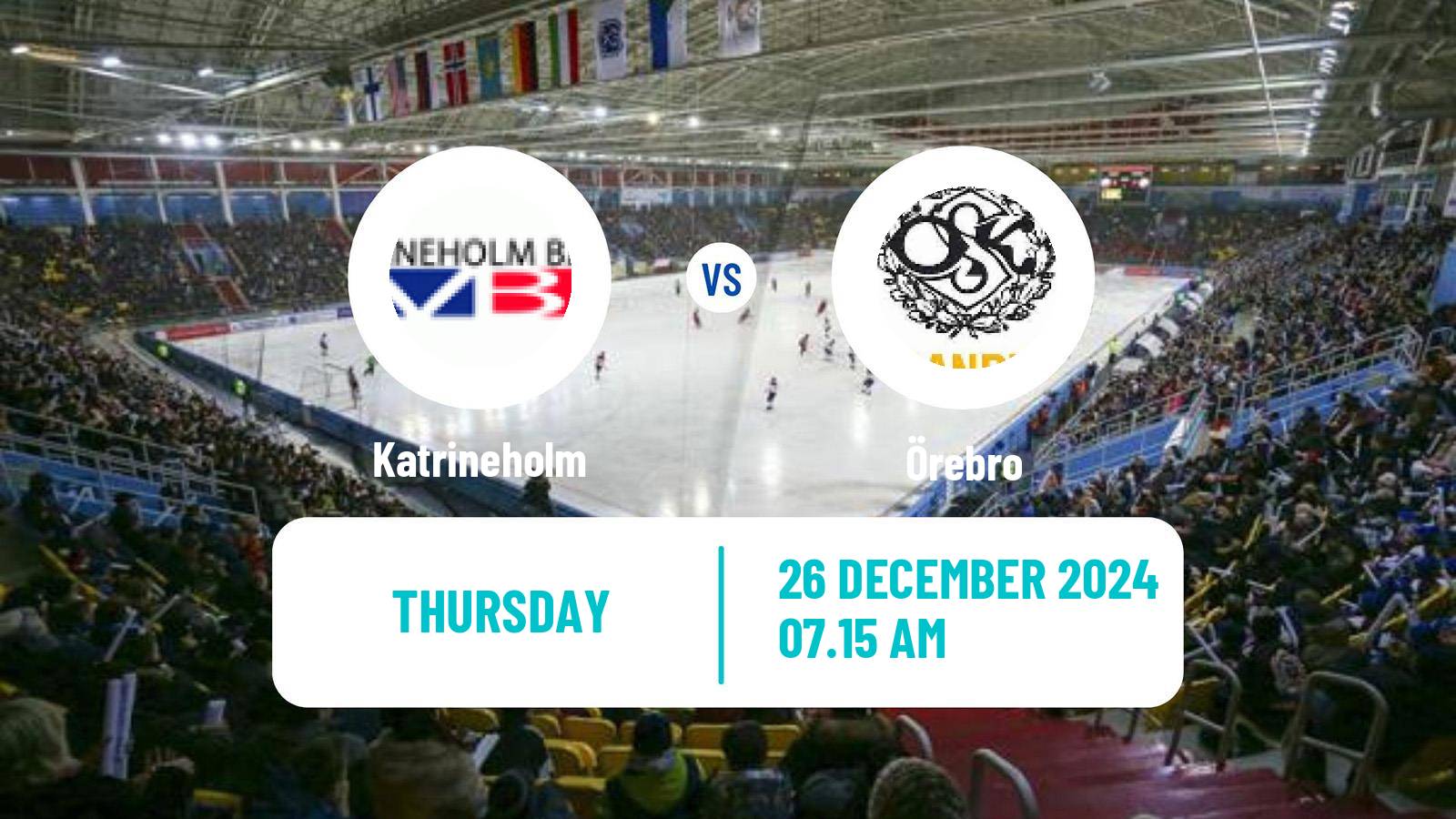 Bandy Swedish Allsvenskan Bandy Katrineholm - Örebro