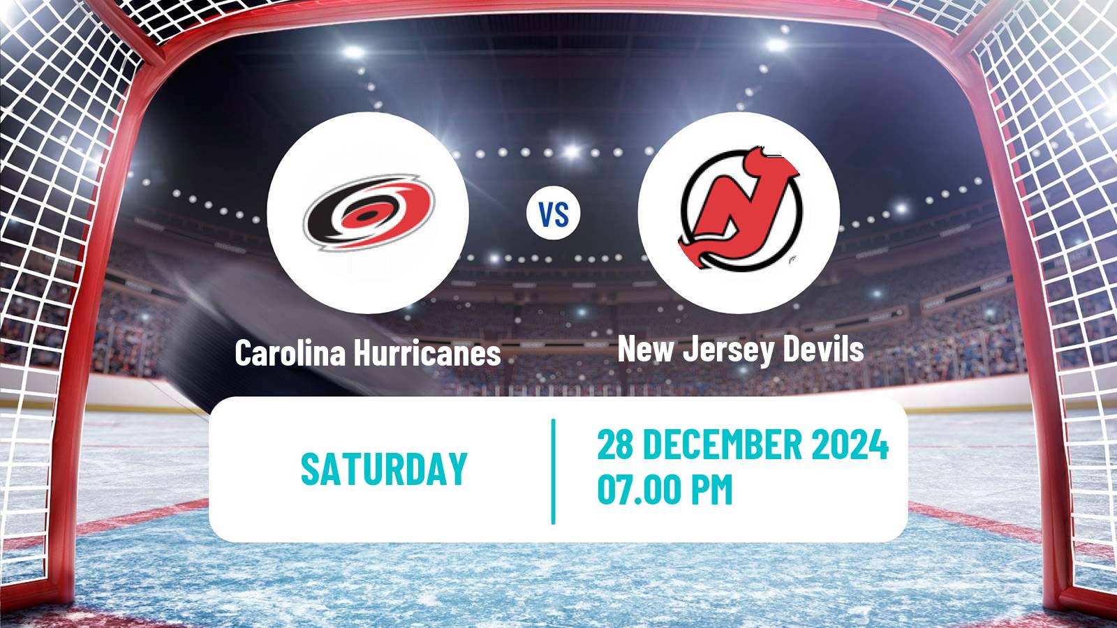 Hockey NHL Carolina Hurricanes - New Jersey Devils