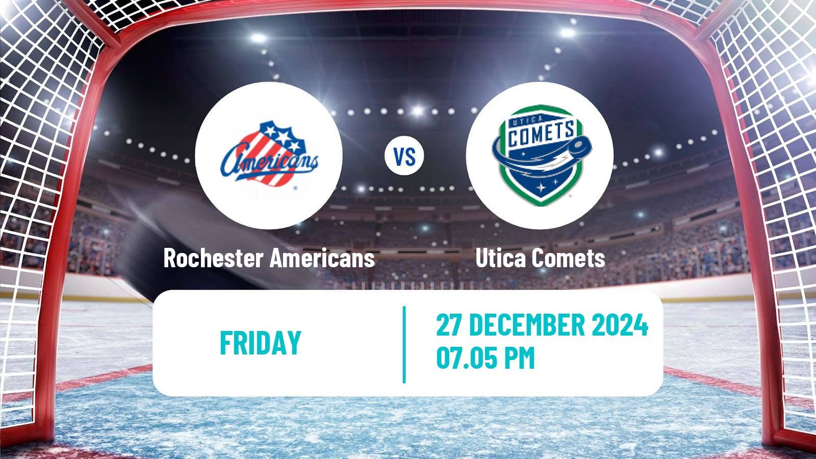 Hockey AHL Rochester Americans - Utica Comets