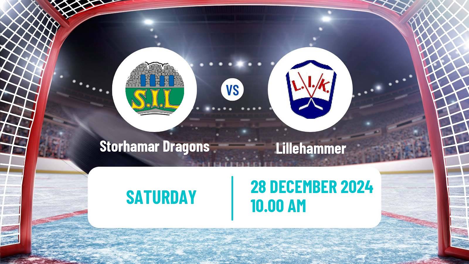 Hockey Norwegian Ligaen Hockey Storhamar Dragons - Lillehammer