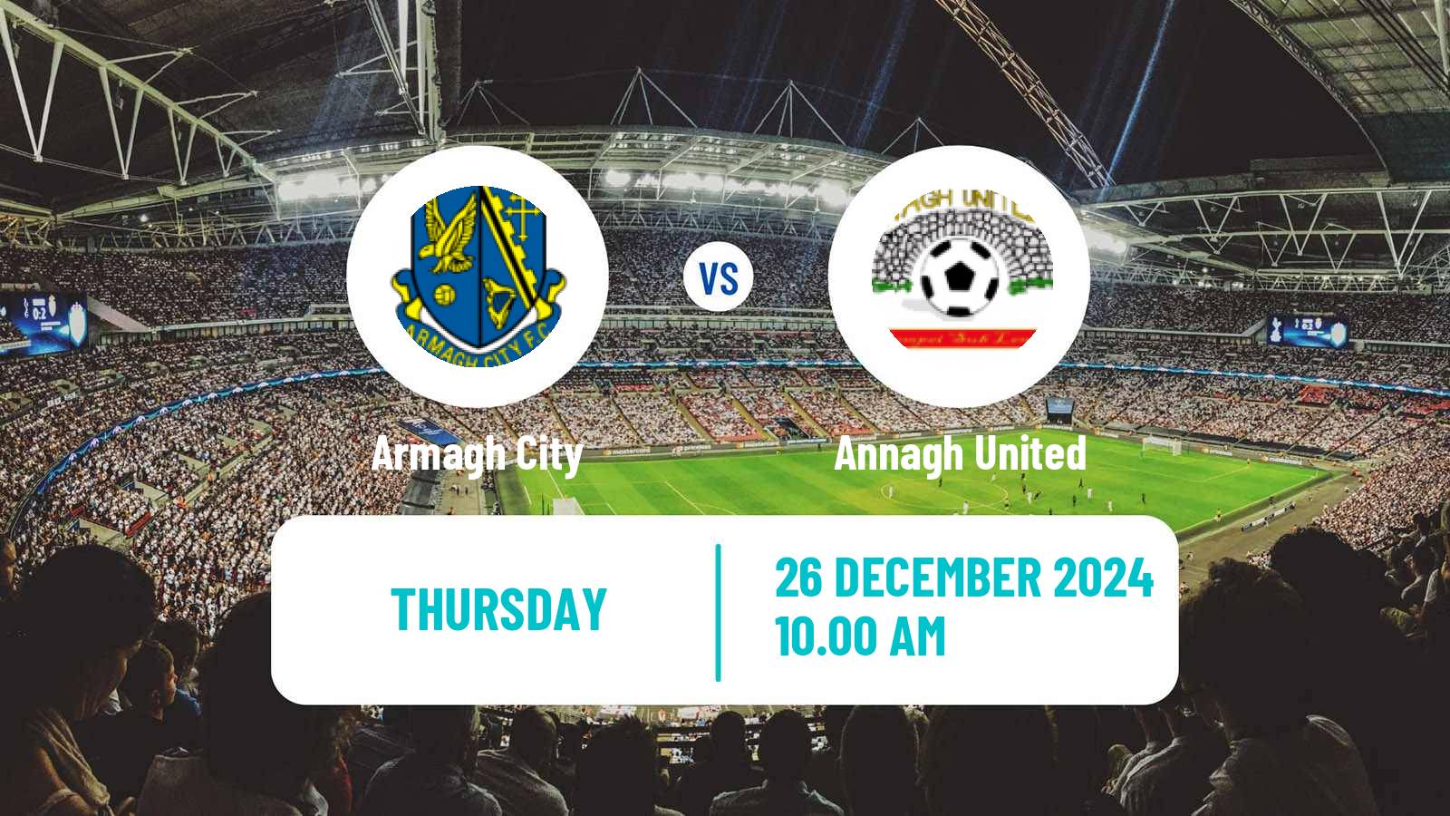 Soccer Northern Irish Championship Armagh City - Annagh United