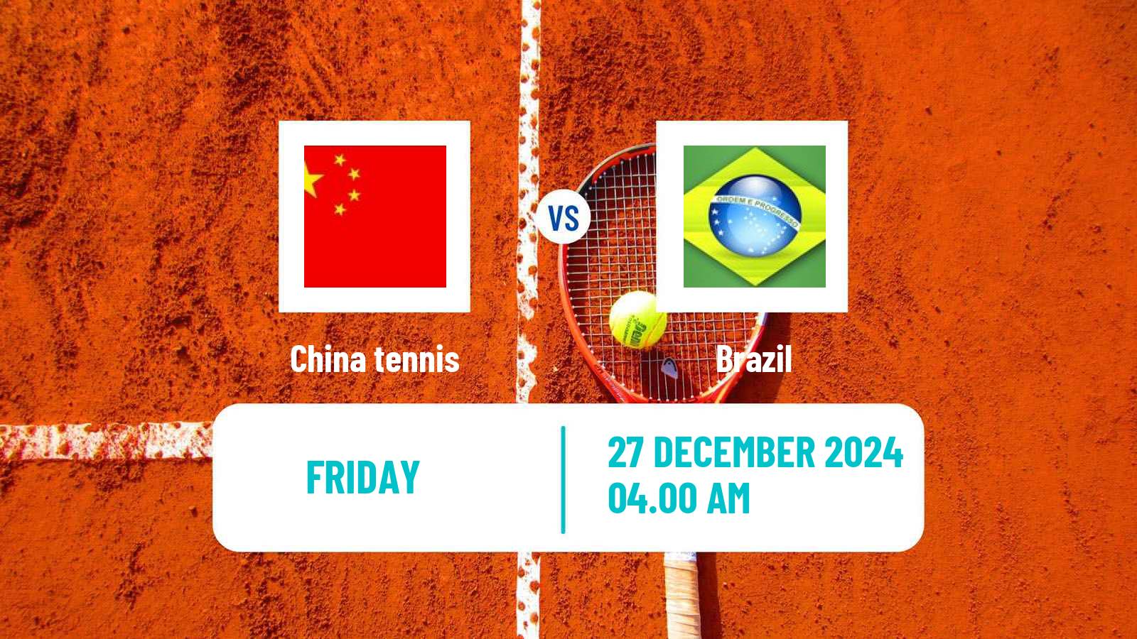 Tennis United Cup Teams Mix Tennis China - Brazil