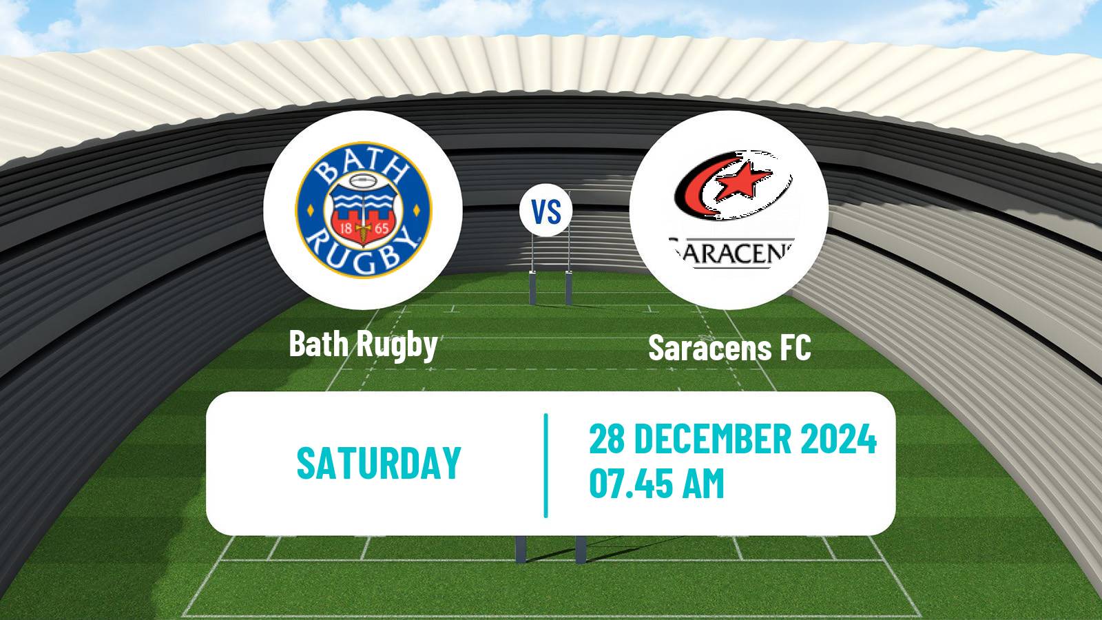 Rugby union English Premiership Rugby Bath - Saracens