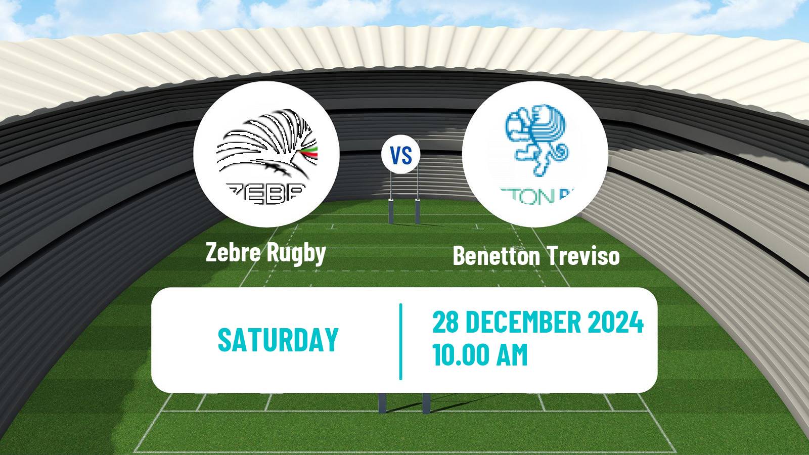 Rugby union United Rugby Championship Zebre - Benetton Treviso