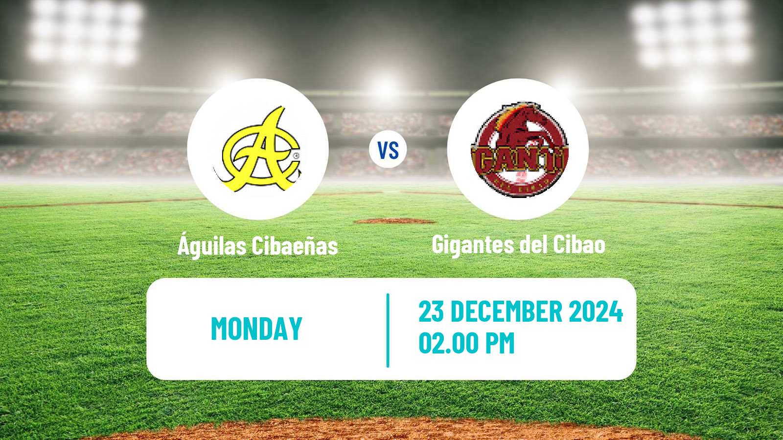 Baseball LIDOM Águilas Cibaeñas - Gigantes del Cibao