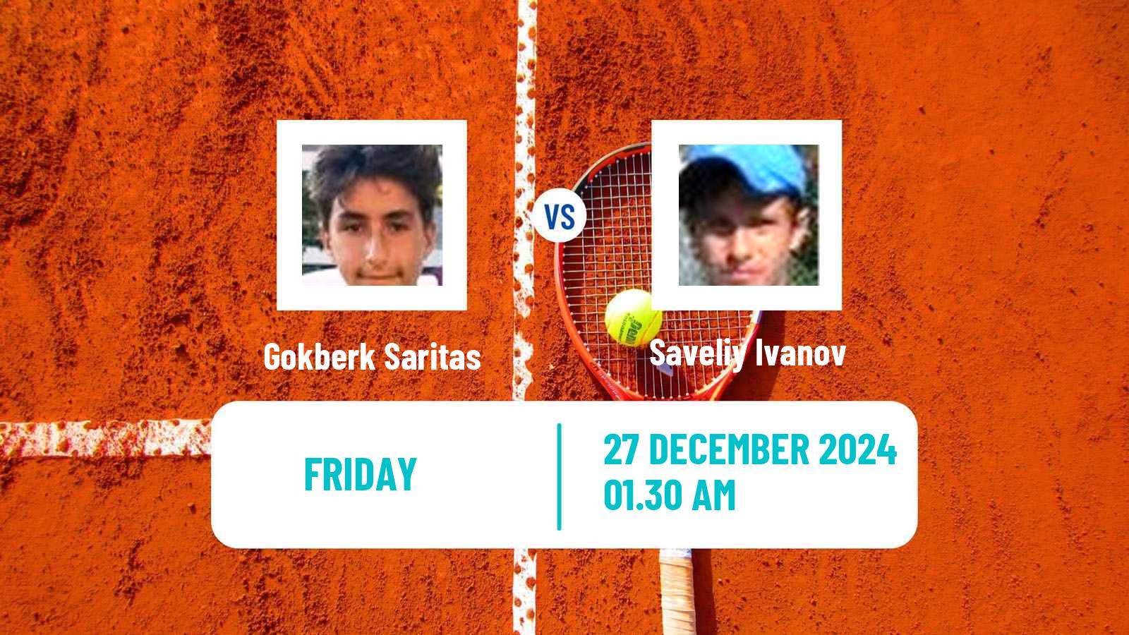 Tennis ITF M15 Antalya 21 Men Gokberk Saritas - Saveliy Ivanov