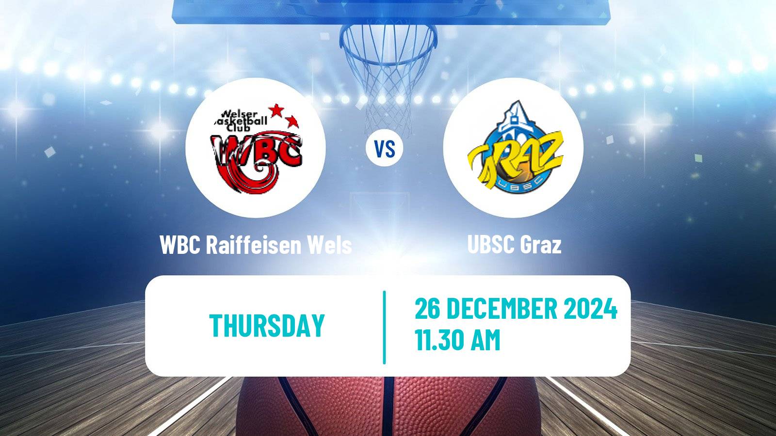 Basketball Austrian Superliga Basketball WBC Raiffeisen Wels - UBSC Graz