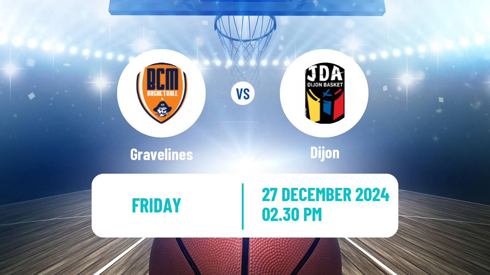 Basketball French LNB Gravelines - Dijon