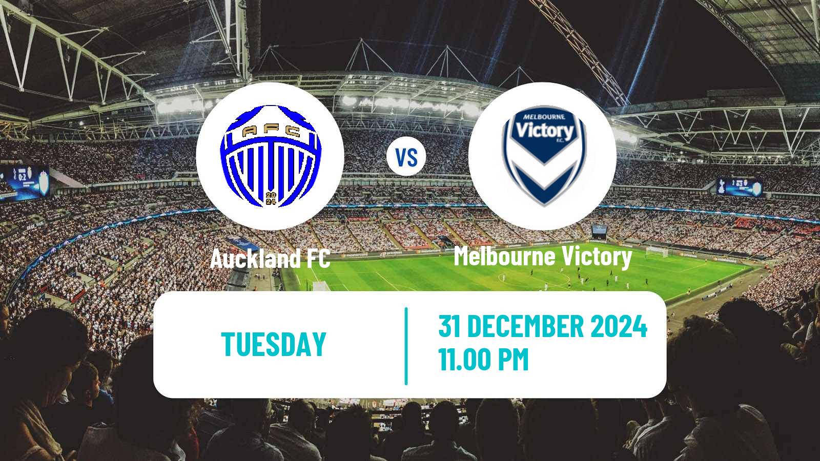 Soccer Australian A-League Auckland FC - Melbourne Victory