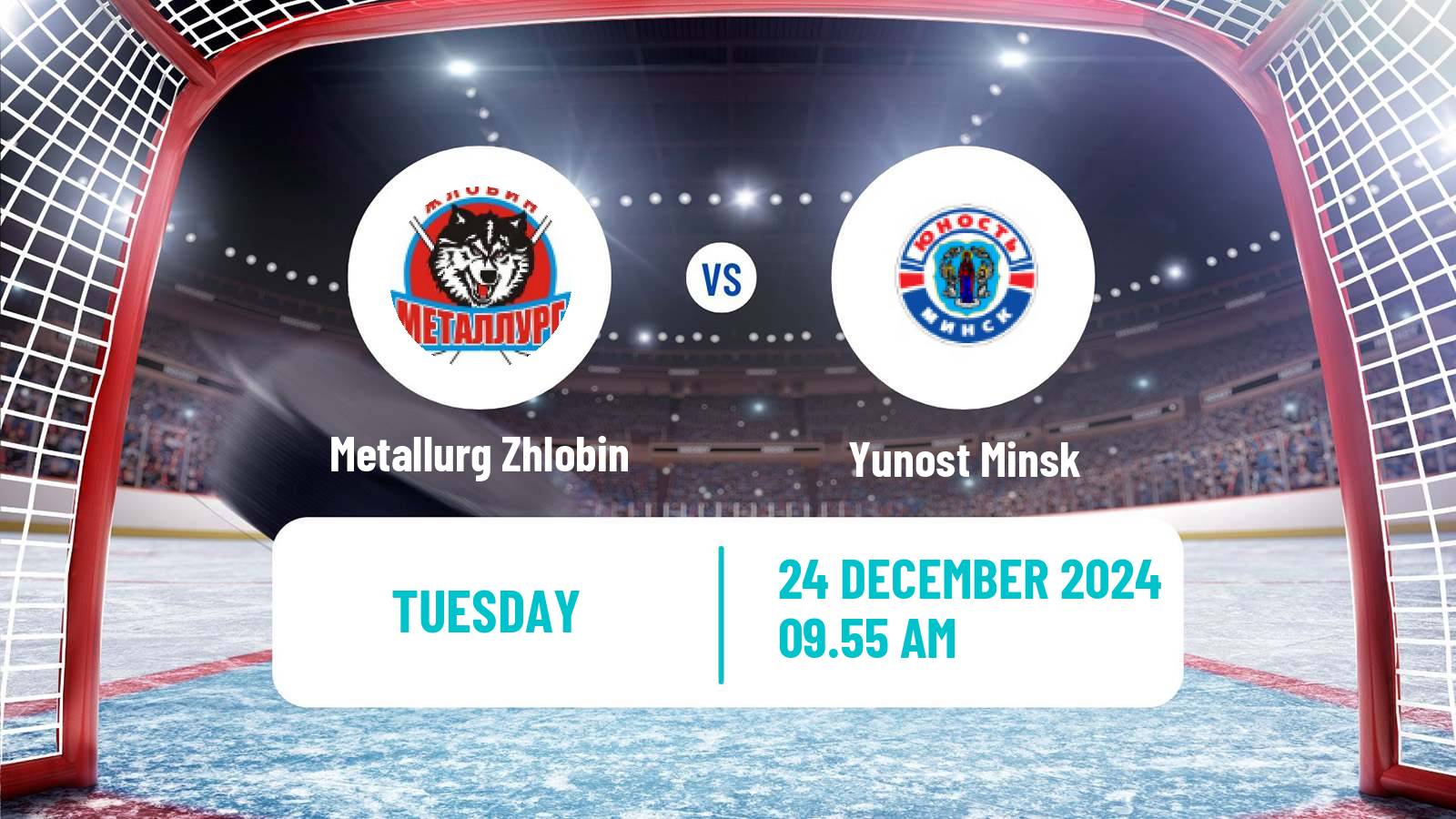 Hockey Belarusian Extraleague Metallurg Zhlobin - Yunost Minsk