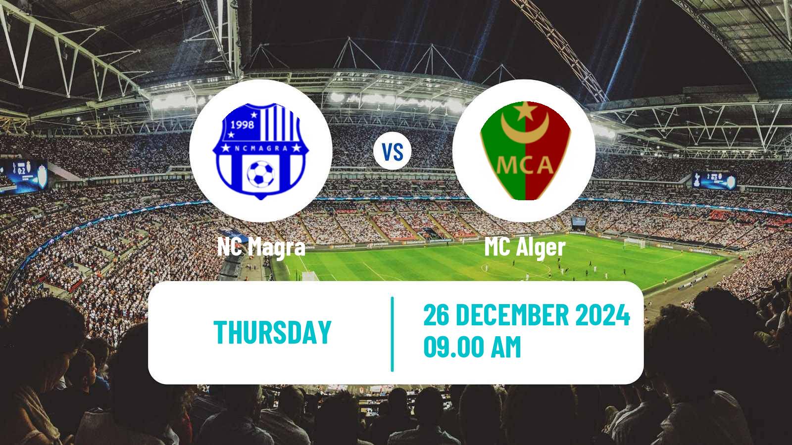 Soccer Algerian Ligue 1 Magra - MC Alger