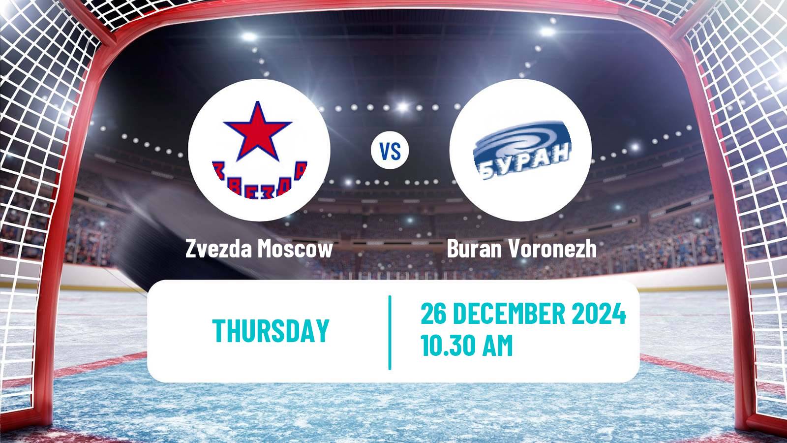 Hockey VHL Zvezda Moscow - Buran Voronezh