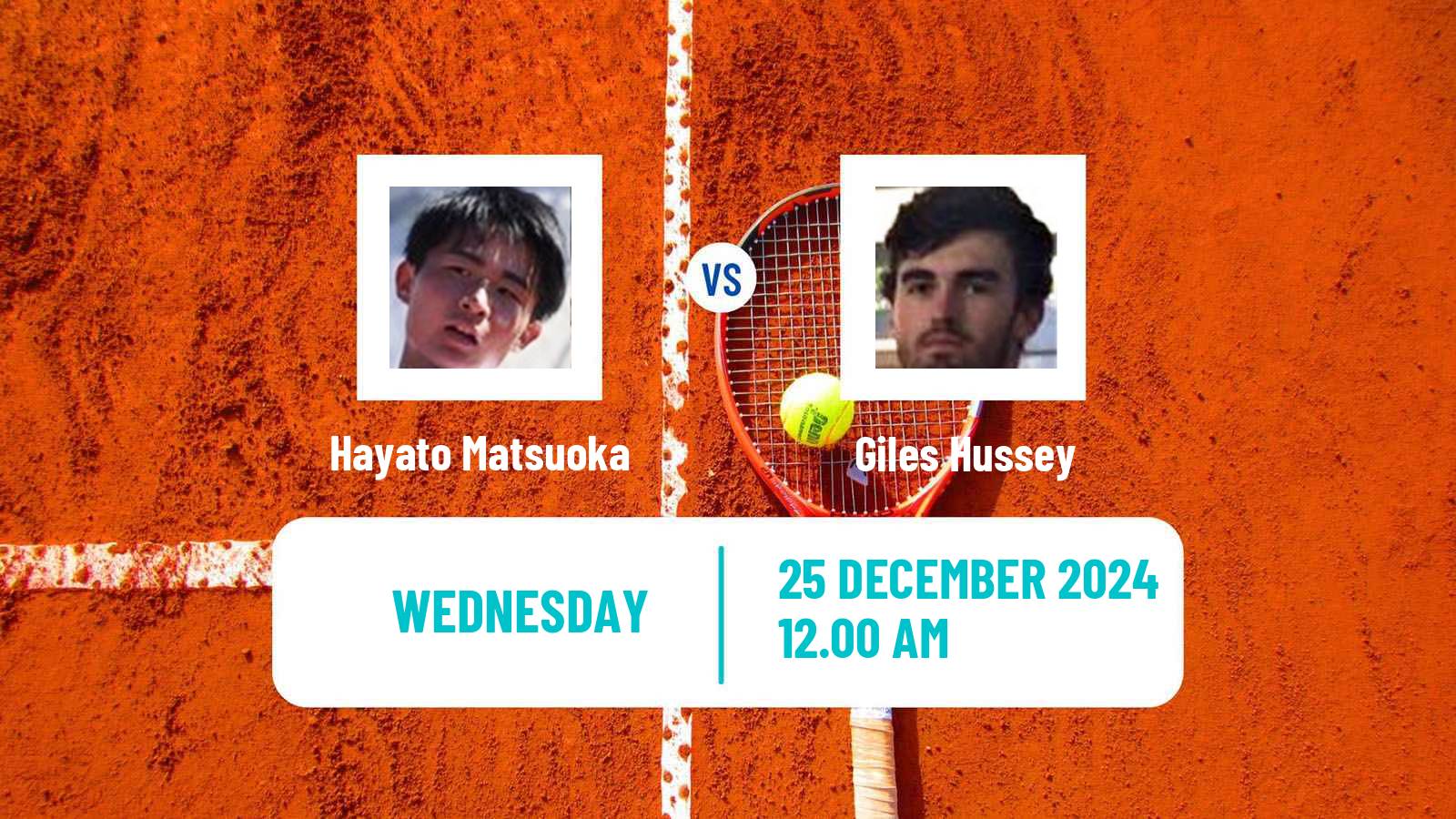 Tennis ITF M15 Bali 4 Men Hayato Matsuoka - Giles Hussey