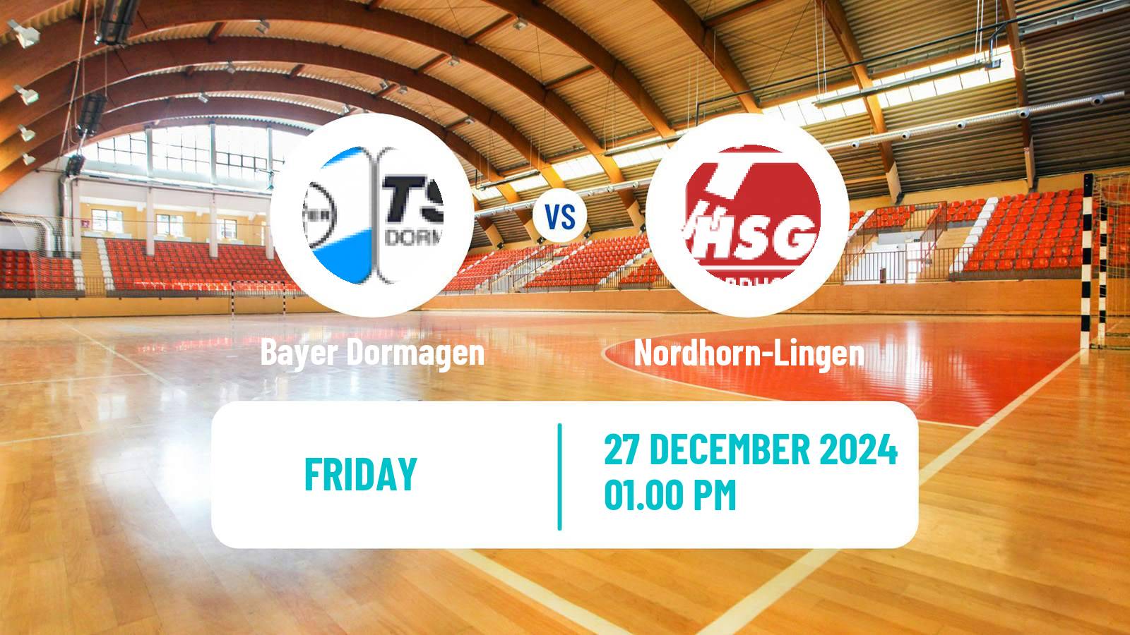 Handball German 2 Bundesliga Handball Bayer Dormagen - Nordhorn-Lingen