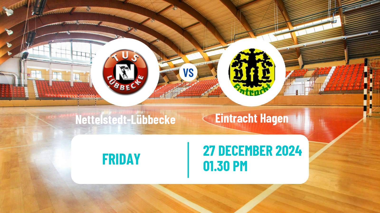 Handball German 2 Bundesliga Handball Nettelstedt-Lübbecke - Eintracht Hagen